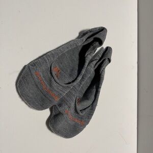 Smartwool Gray and Orange Casual No-Show Socks
